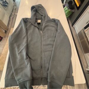 Vuori Seaside full zip hoodie dusty Gray size XL